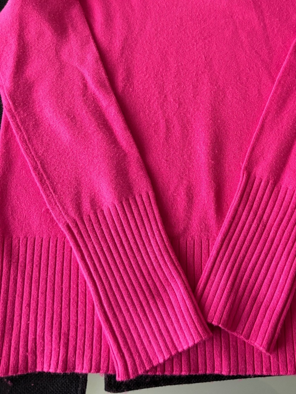 French Connection Bright Pink Mock Turtleneck sweater